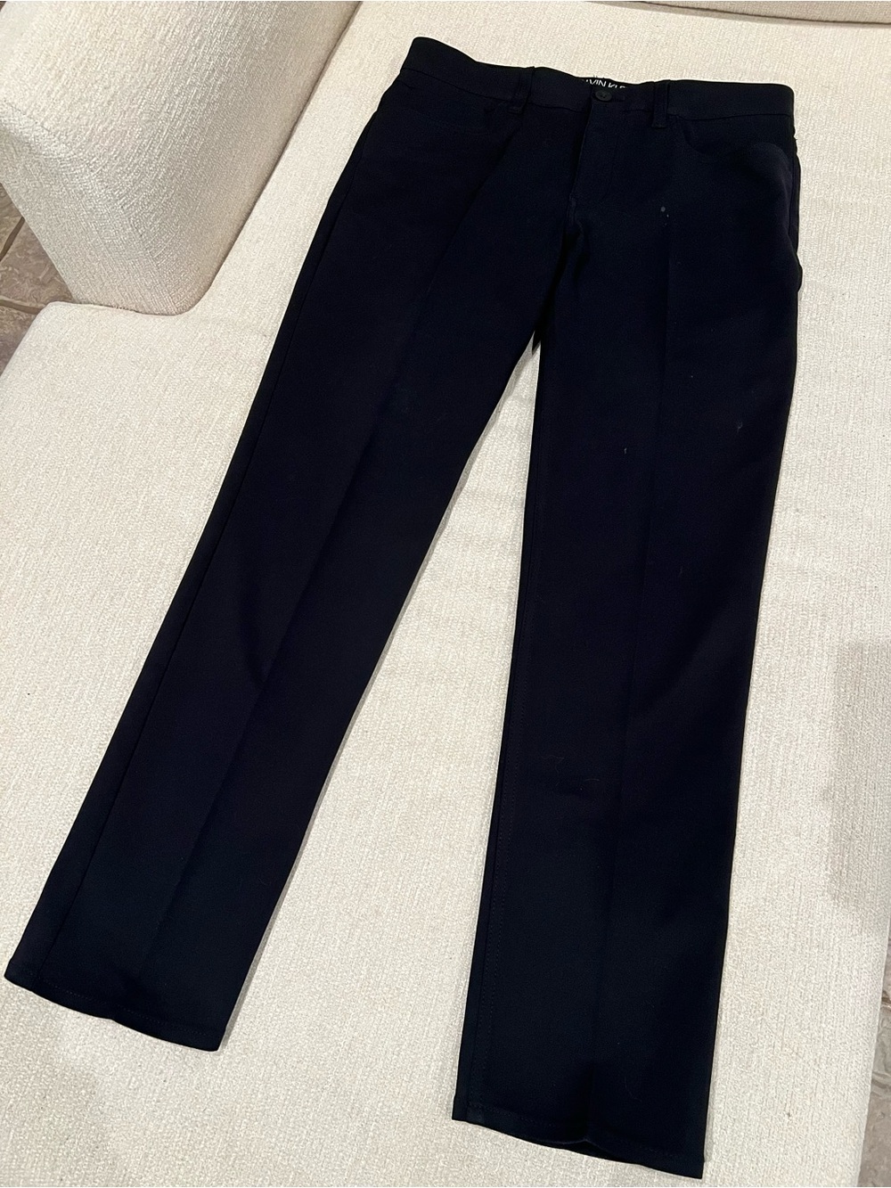 Calvin Klein Black Men's 32x30 Slim Fit Dress Pants Formal Business Casual